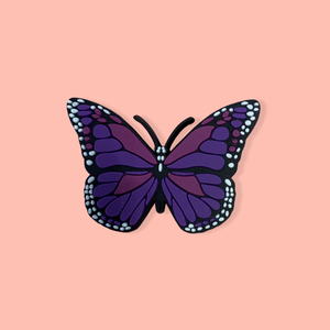 Purple Butterfly Charm